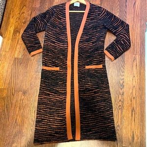 J.O.A. Long duster cardigan sweater